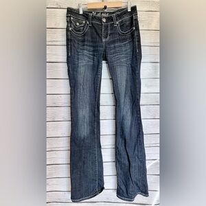 L.A. idol Dark Blue Flared Jeans